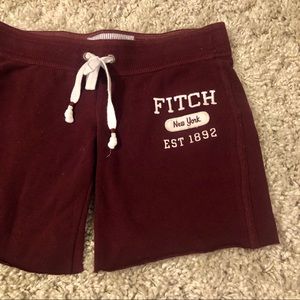 Abercrombie cut off sweat shorts/ terry cotton - S